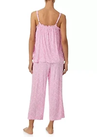 Women's Tank & Cropped Pants Pajama Set