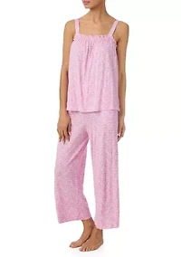 Women's Tank & Cropped Pants Pajama Set