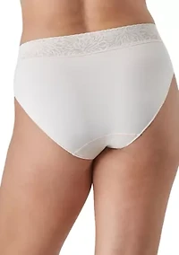 Modern Seamless Lace Trim High Cut Underwear