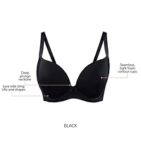 Casey Plunge Molded T-Shirt Bra