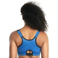 Wave Front Zipper Sports Bra