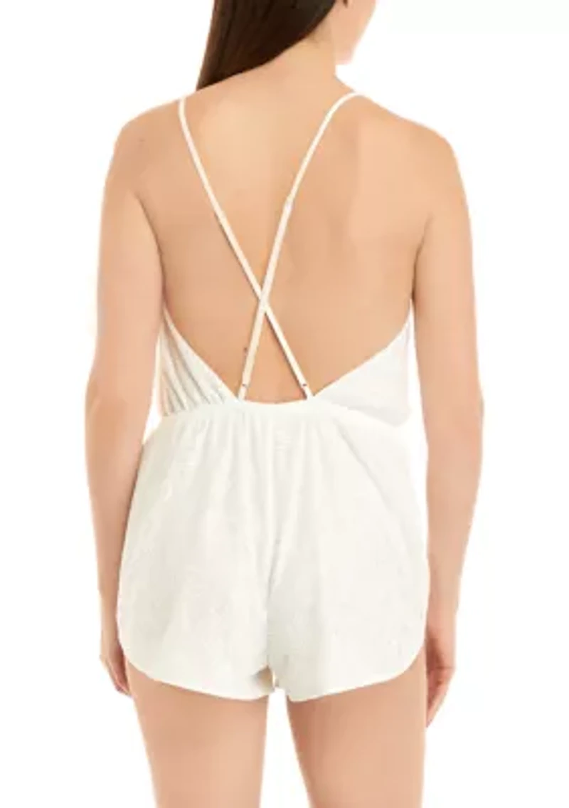 Women's Lace Pajama Playsuit