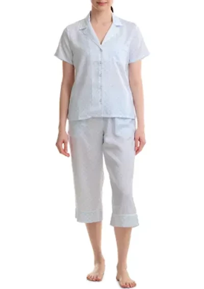 Women's Washed Satin Pajama Set