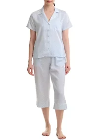 Women's Washed Satin Pajama Set