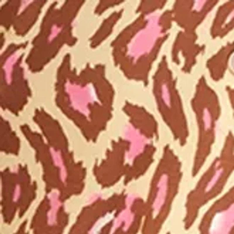 Plus Printed Notch Pajama Set