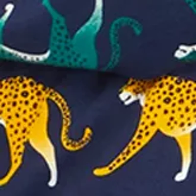 Plus Printed Notch Pajama Set