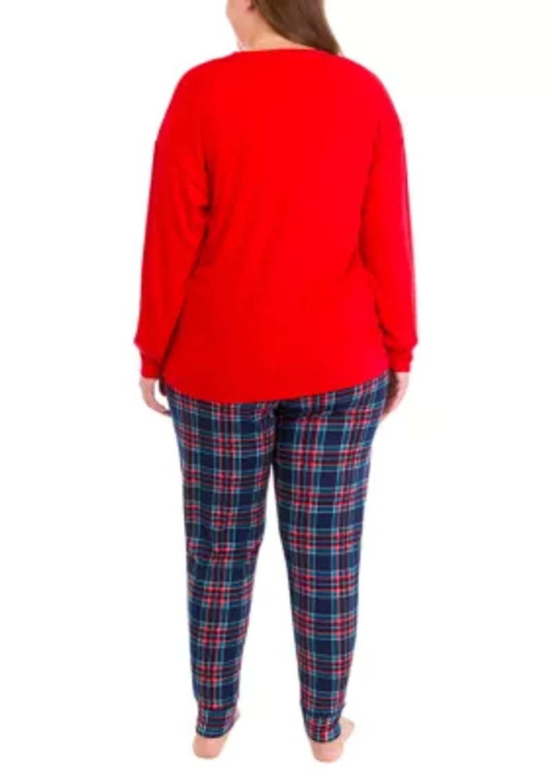 Plus  3-Piece Pajama Set
