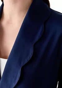 Scallop Knit Robe