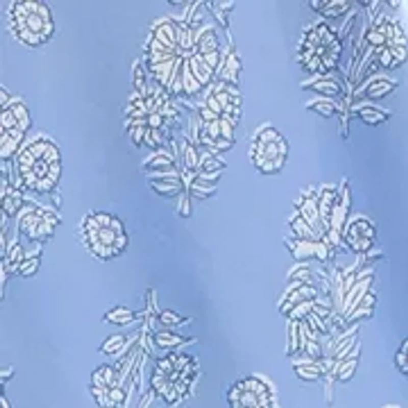 Printed Notch Capri Pajama Set