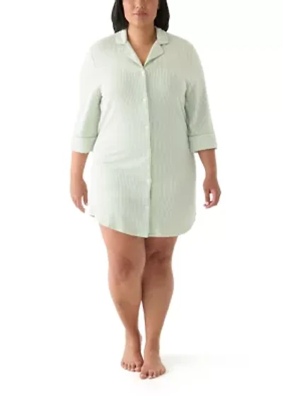 Plus Knit Sleep Shirt
