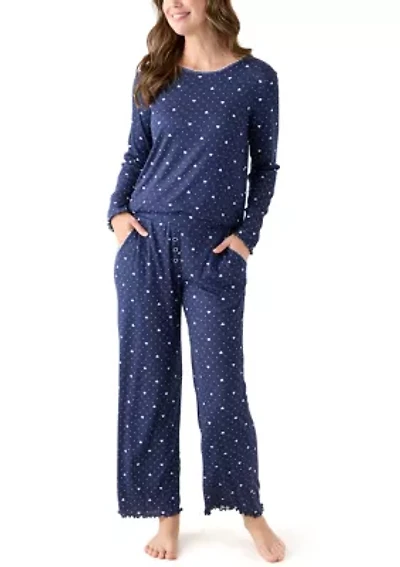 Women's Pointelle Pajama Set