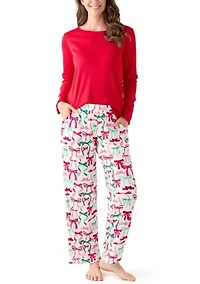 Women's Pointelle Pajama Set