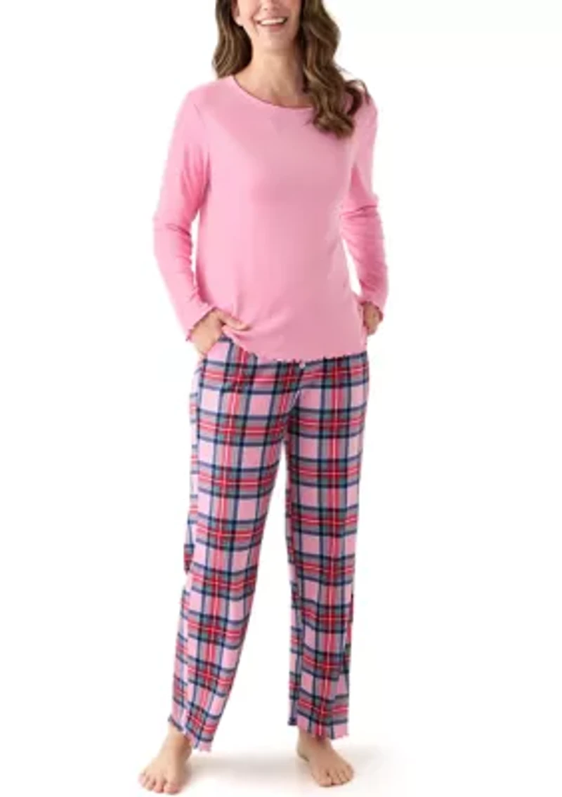 Women's Pointelle Pajama Set