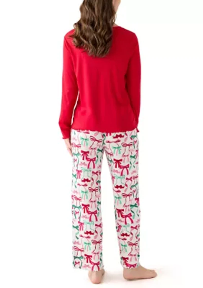 Women's Pointelle Pajama Set