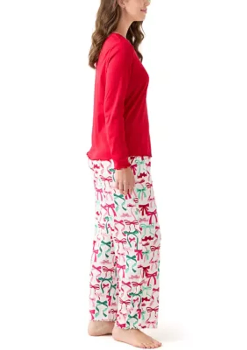 Women's Pointelle Pajama Set