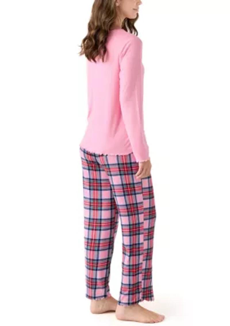 Women's Pointelle Pajama Set