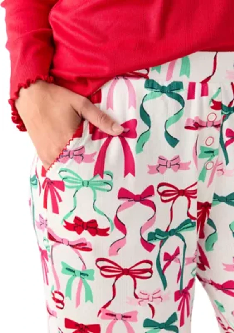 Women's Pointelle Pajama Set