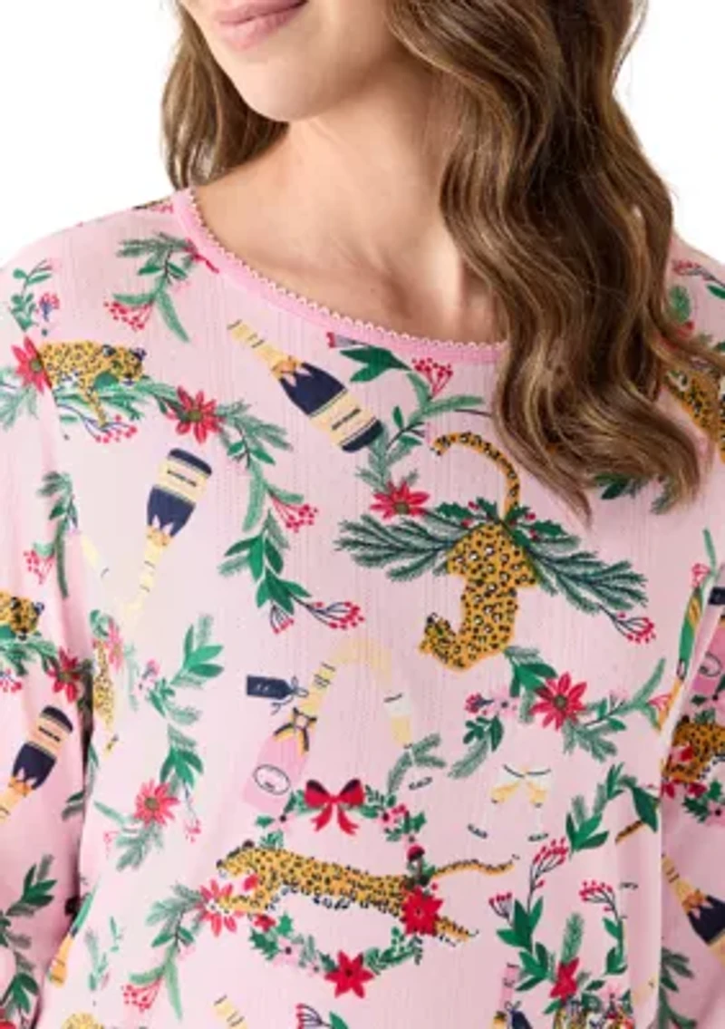 Women's Pointelle Pajama Set