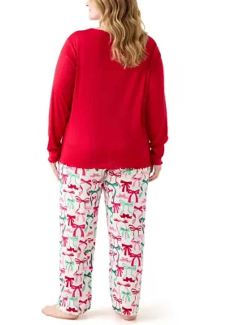 Women's Pointelle Pajama Set