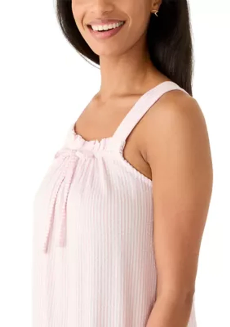 Women's Sleeveless Bow Nightgown