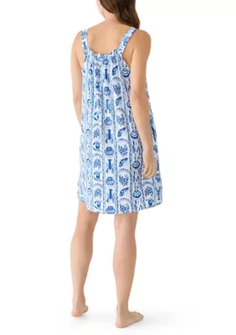 Sleeveless Bow Yummy Nightgown