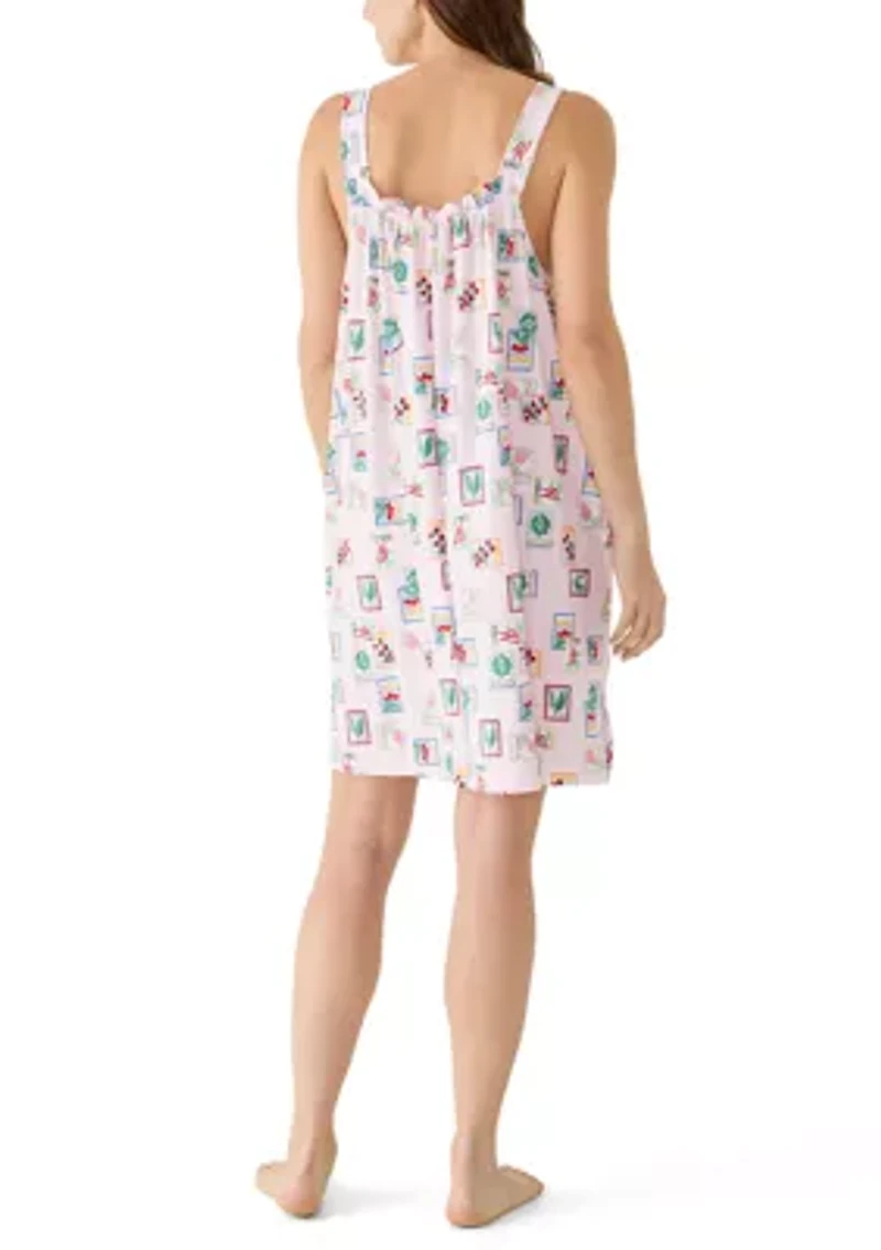 Sleeveless Bow Nightgown