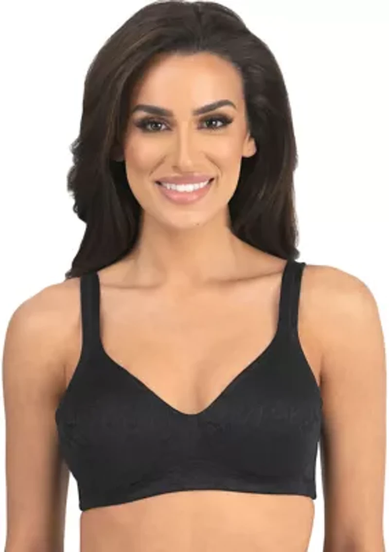 Jolie Jacquard Wire Free Soft Cup Bra