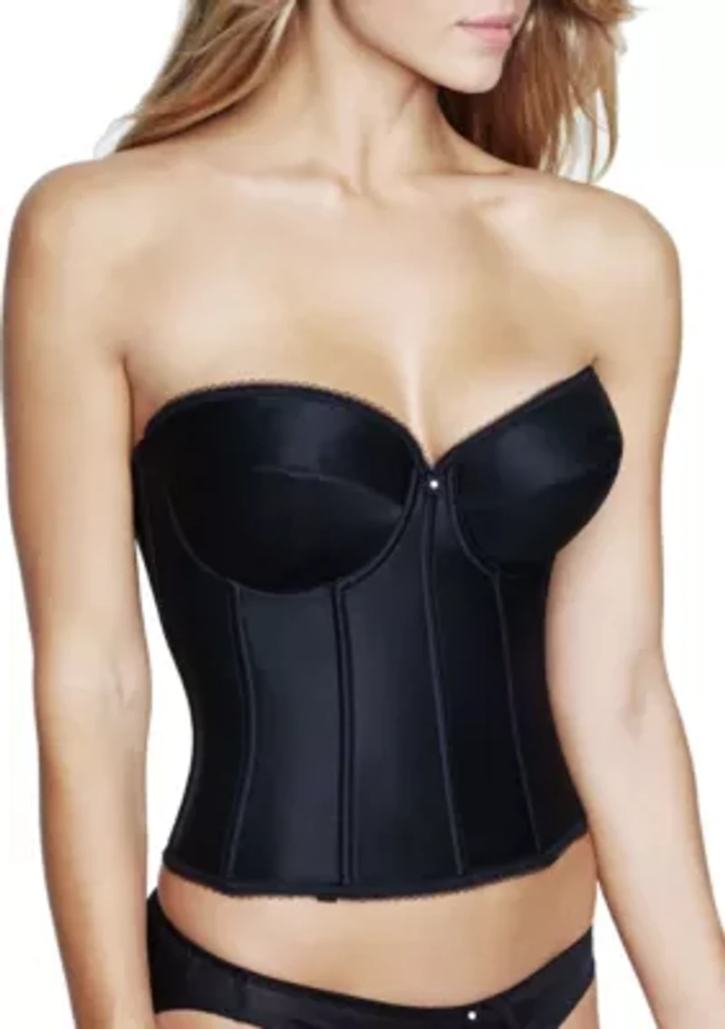 Rachelle Satin Strapless Bustier