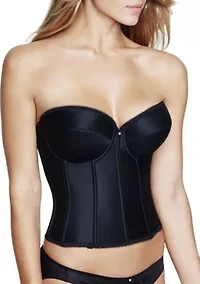 Rachelle Satin Strapless Bustier