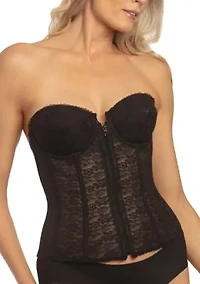 Dominique Francesca Lace Front Closure Strapless Bra