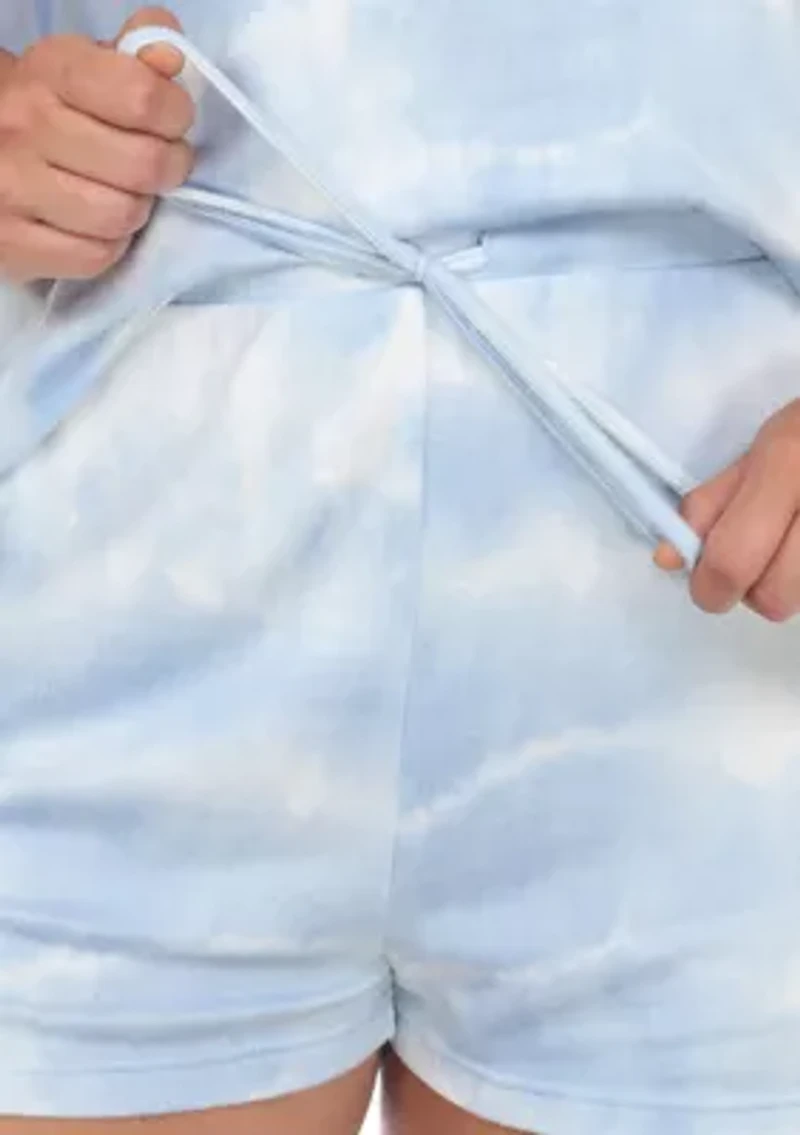 Plus 2 Piece Top & Shorts Lounge Set