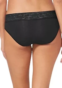 Lace Waist Brief Panty