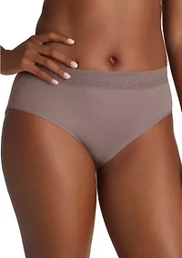 Second Skin High Rise Lace Brief