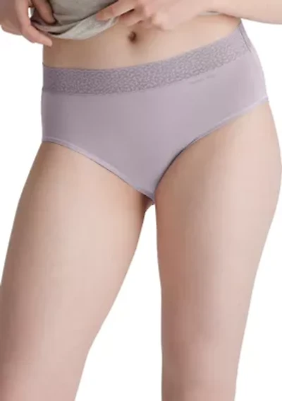 Second Skin High Rise Lace Brief