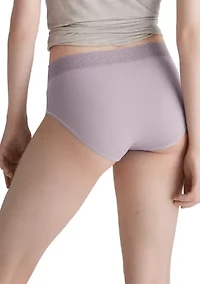Second Skin High Rise Lace Brief