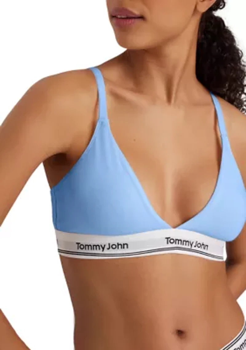Signature Cotton Logo Light Lined Bralette
