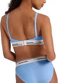 Signature Cotton Logo Light Lined Bralette