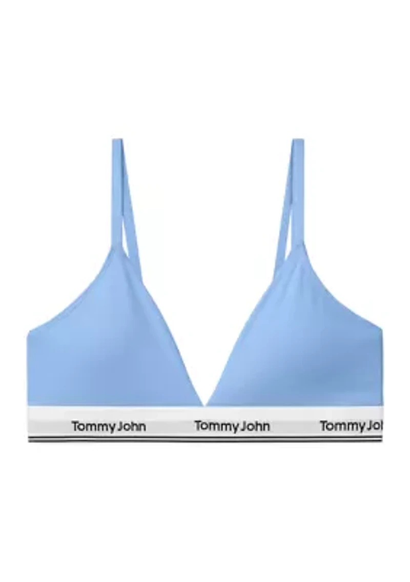 Signature Cotton Logo Light Lined Bralette