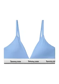 Signature Cotton Logo Light Lined Bralette