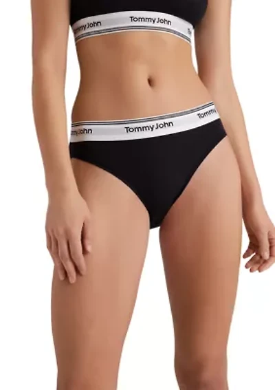 Signature Cotton Logo Bikini