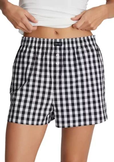 Woven Boxer Sleep Shorts