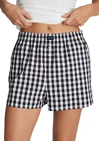 Woven Boxer Sleep Shorts