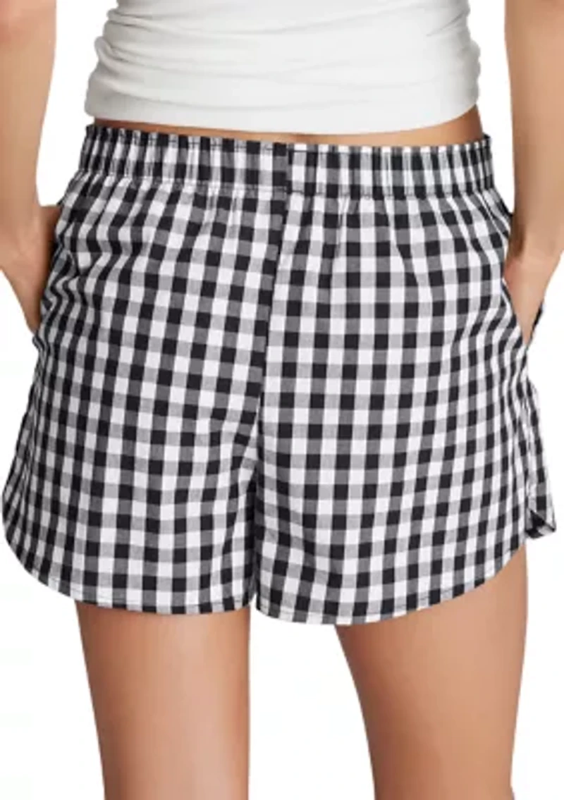 Woven Boxer Sleep Shorts