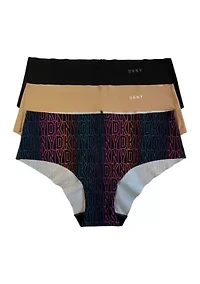 Cut Anywhere Hipster Boyshorts - 3 Pack