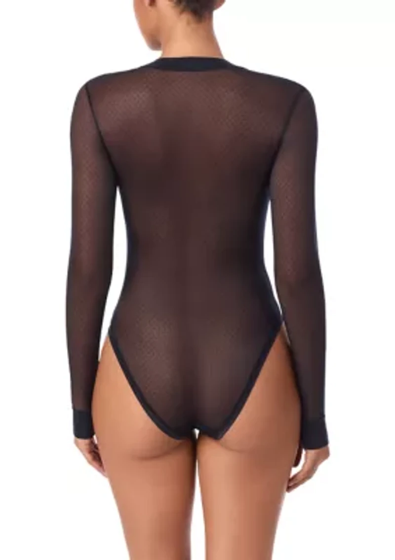 Dot Mesh Bodysuit