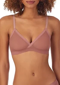Sheer Stripe Triangle Bralette