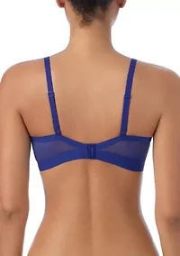 Sheer Stripe Triangle Bralette