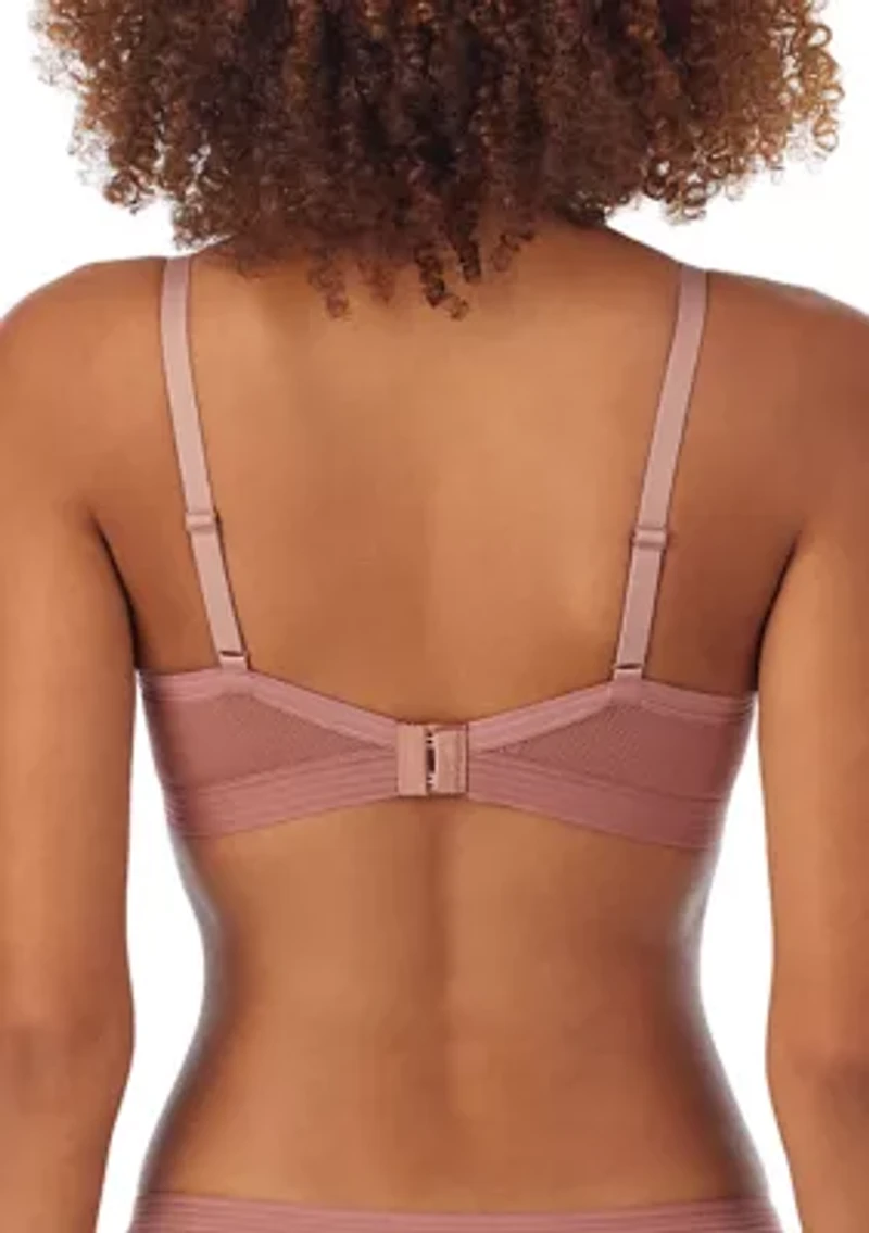 Sheer Stripe Triangle Bralette