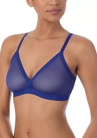 Sheer Stripe Triangle Bralette