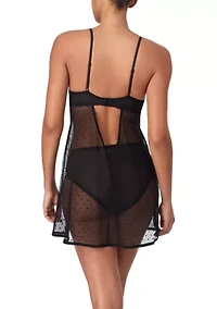 Women's Heart Mesh Chemise